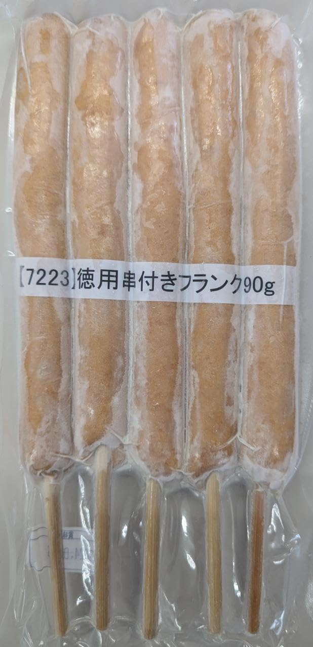 Amazon.co.jp: 徳用 串付き チキンソーセージ フランクフルト 450g
